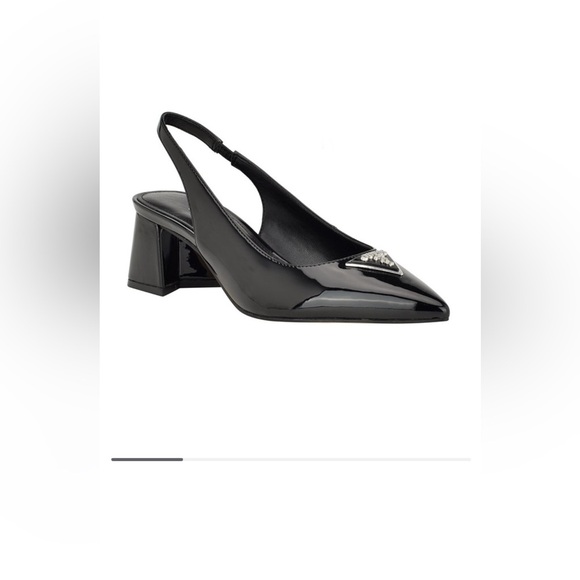 Guess Zanda Slingback Block Heels in Patent Leather - Picture 1 of 12